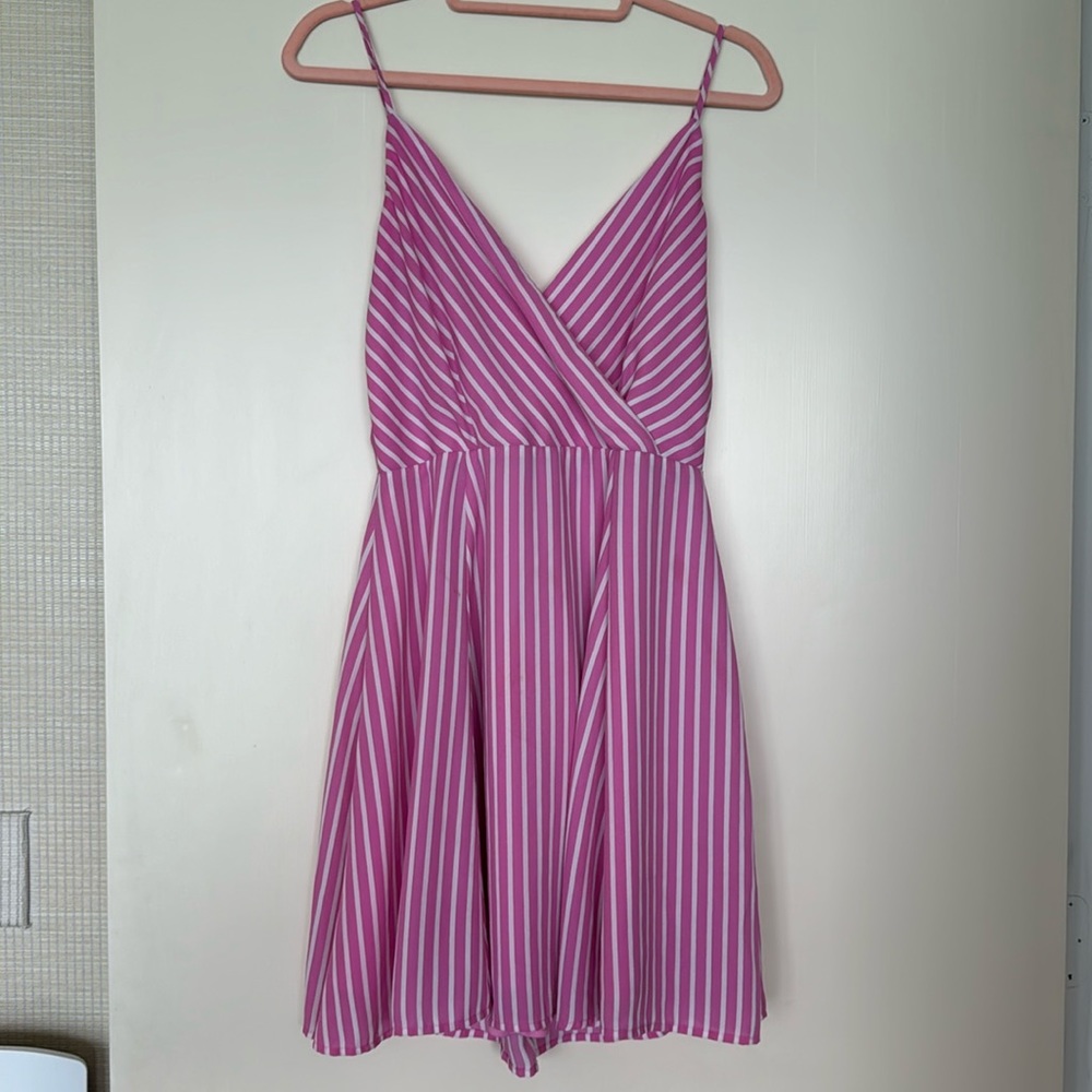 Cute girly pink and white dress